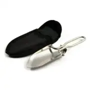 ASR Outdoor Stainless Steel 8.75in Gardening Folding Trowel with 1mm Nylon Pouch
