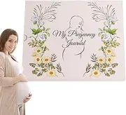 Baby Shower Book to Sign,Pregnancy Journals for Motherhood | Milestone Scrapbook Planner Diary Keepsake Expecting Record Manual for Moms & Kids