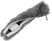 Plush Handbag Strap Guitar Purse Straps Man Purse for Men Back Purse Travel Wallet for Men Men's Wallet Man Wallet While Wallet Men Wallet Mens Wallets Faux Fur Light Grey