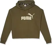 [PUMA] Women's Essential Cropped Logo Hoodie