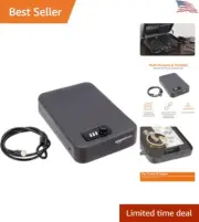 Heavy-Duty Security Case Lock Box Safe, Combination Lock, Premium Anti-Pry Steel