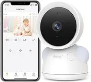 ARENTI 3MP Baby Monitor, WiFi 6 Smartphone App, Night Vision, Cry Detection, Temp & Humidity Sensor, 2-Way Audio (D3 Camera Only)