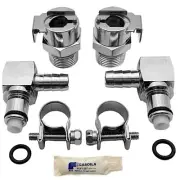 Quick Disconnect Fuel Hose Coupling Kit (4 Piece) for 5/16" hoses - INSYNC