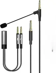 yidaochu Boom Mic Headphones Cable Compatible with Hesh 3, Evo, Crusher Evo, Venue Headsets