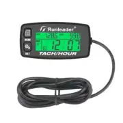 Inductive Tachometer Gauge Engine Hour Alert Backlit Resettable Tacho Hour Meter