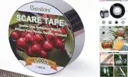 Bird Tape Repellent - 500ft x 1in Double Reflective Tape Ribbon, Bird Scare