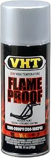 Paint, Flameproof Coating, High-Temperature, Flat, Silver, 11 oz., Aerosol Spray Can, Each