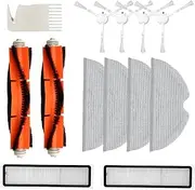 for Dreame D9 L10 Pro Robot Vacuum Cleaner Accessory,Replacement Parts Main Side Brush Filter Mop Pad Cleaning Brush Cleaning Tool Spare Parts for Home Floor Cleaning (Set 2)