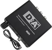 BUTIFULSIC Digital Optical to Analog Audio Converter for Connecting Tv Portable for and Home Use Random Style
