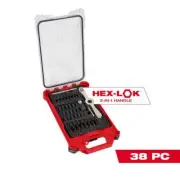 Milwaukee Metric Tap and Die Set with Hex-LOK 2-in-1 Handle Black (38-Piece)