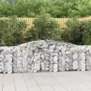 Arched Gabion Basket Retaining Wall Galvanised Iron Outdoor Garden Barrier