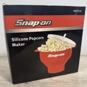 Snap-On Tools Silicone Microwave Popcorn Maker SSX21P135, Red - NEW