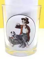 Norman Rockwell Glassware "Bedside Manner" Saturday Evening Post 12 oz Glass