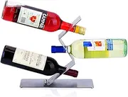 Wine Rack Home Red Holder Wine Glass Rack Bar S,Stainless Steel Creative Fashion Wine Cabinet Decoration Living Room Restaurant Kitchen Home Practical Elegant Interesting KeYJ