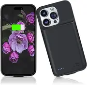 [DOKYW] Battery Case for iPhone 14 Pro Max, 6800mAh Portable Rechargeable Protective iPhone14Pro Max Charging Case, Extended Smart Battery Charger Case for iPhone14Pro Max, Black