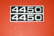 Custom Silver 4450 Model # Decal for 50 Series JOHN DEERE Pedal Tractor JP58