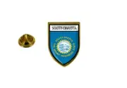 pins pin's flag national badge backpack hat shield world usa south dakota