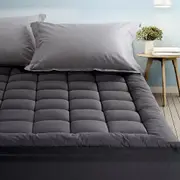 5cm Giselle Mattress Topper Pillowtop Bamboo Charcoal