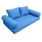 |SLIPCOVER ONLY|S1 Daybed Mattress Bolster Backrest Covers Knife Edge Full AD102