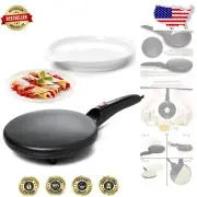 Lightweight 8-Inch Nonstick Crepe Maker with Quick Heat-Up and Safety Features