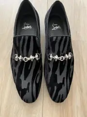 Christian Louboutin NIB Spike Buckle Loafers Shoes 43 - 10 sku262