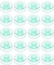 20pcs Bobbins Compatible with Husqvarna Viking Groups 5/6/ 7 Household Industrial Multifunctional Sewing Machine Green Bobbins