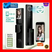 Tuya Smart Door Lock Face Fully Automatic Audio Intercom Face Electronic Finger