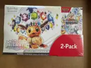 SEALED POKEMON PRISMATIC EVOLUTIONS ELITE TRAINER BOX + BOOSTER BUNDLE, 2-PACK