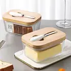 Rectangular Sealed Butter Container Butter Dish with Lid Tableware