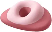 Leefasy Face Down Pillow Napping Pillow for Prone Down Resting for Sleeping Neck Support Cushion Body Massage, for Office Rest Travel, Pink