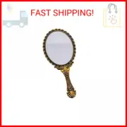 Handheld Mirror, Hand Held Mirror with Handle, Small Travel Packet Compact Mirro