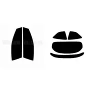 For Honda Civic 3-door Hatchback 2006-11 Full Pre Cut Window Tint Kit Film Film