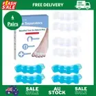 Toe Separators, 4 Pairs Soft Gel Toe Spacers to Correct Bunions, Toe Stretcher