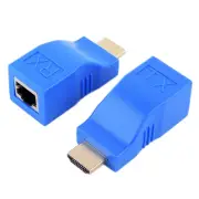 Extender 1080P RJ45 Ports LAN Extension to 30M over CAT5E / 6 UTP LAN1456