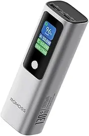ROMOSS Compact 130W Fast Charge Power Bank, 10000mAh Laptop Portable Charger, USB C Battery Pack for iPhone 16/15/14/13, Samsung S24/S23/S22, iPad, MacBook Pro, Surface Pro, Laptops, Switch and More