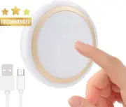 Rechargeable Touch Light Dimmable Nursery Lamp Wireless Stick-On LED Warm White