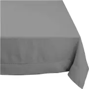 Rans Elegant Hemstitch Grey Tablecloth 205x205