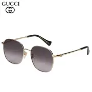 GUCCI Sunglasses Men's Women's Asian Fit UV Cut UV Protection Gold GG1142SA-001