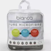 Bianca Clip Together All Seasons Pure Microfibre Winter Weight Quilt- DOUBLE BED