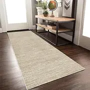 Runner Rug for Hallway, 1m 1.5m 2m 2.5m 3m 3.5m 4m 4.5m 5m 6m Non Slip Long Carpet, Washable Kitchen Narrow Rugs for Entryway Living Room Bedroom Corridor - Beige (Size : 2ft×3.3ft/60×100cm)