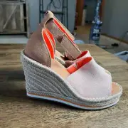 Tom’s Marisol Wedge Heel orange size 8