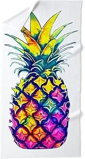 CafePress Pineapple Design 02 Large Novelty Printed Beach Towel 30"x60"