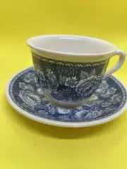 Mason’s Blue & White Crabtree & Evelyn Cup Saucer