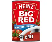 Heinz Big Red Condensed Tomato Soup Reduced Salt Vegetarian Creamy Soup Canned Soup Tinned Soup 420g