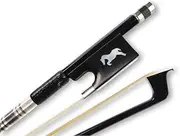 YoungMonic Advance Pernambuco Level Carbon Fiber Violin Bow 4/4 Full Size Frog Natural Bow Hair Bows for Violin (Style 1)