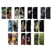 JUSTICE LEAGUE DC COMICS DARK COMIC ART LEATHER BOOK CASE FOR APPLE iPOD TOUCH