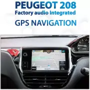 Peugeot 208 Factory Audio iGO Mapping GPS Navigation Retrofit pack