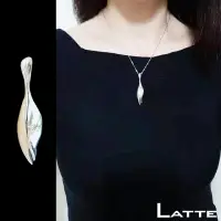 在飛比找momo購物網優惠-【LATTE】暗香 925純銀墬飾項鍊(MIT)