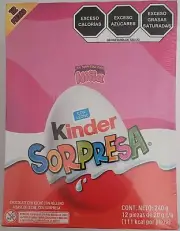 NEW KINDER CHOCOLATE EGGS GIRL THEME TOYS 12 EGGS TOTAL