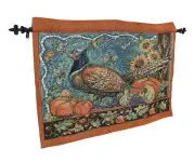 Zeckos Susan Winget Harvest Pheasant Wall Hanging with Rod